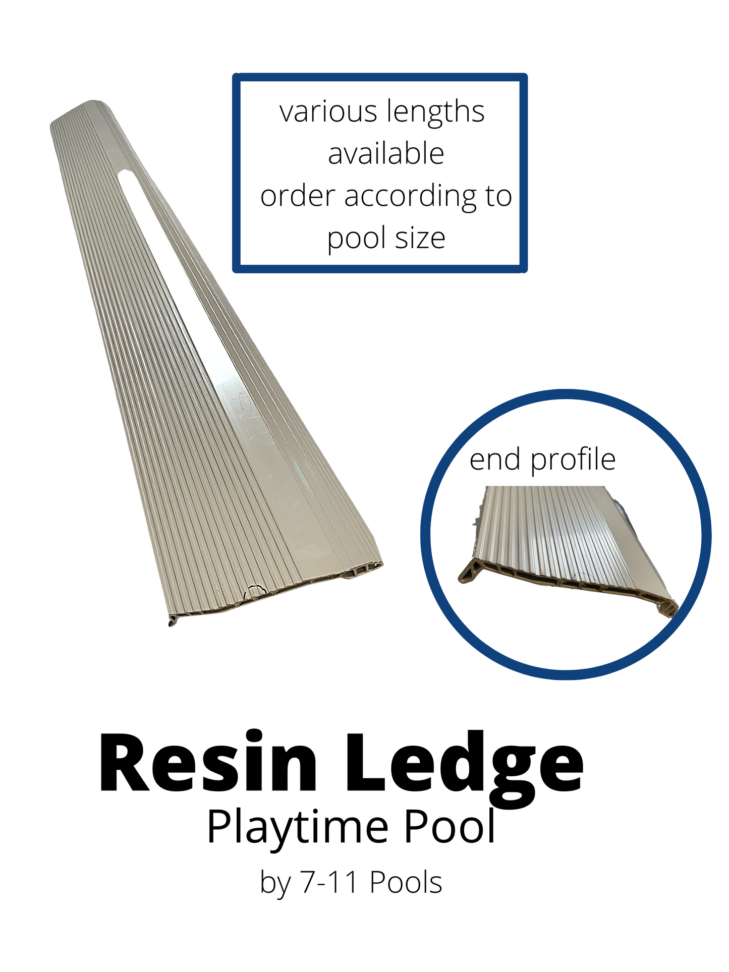 Resin Ledge or Top Seat 7"