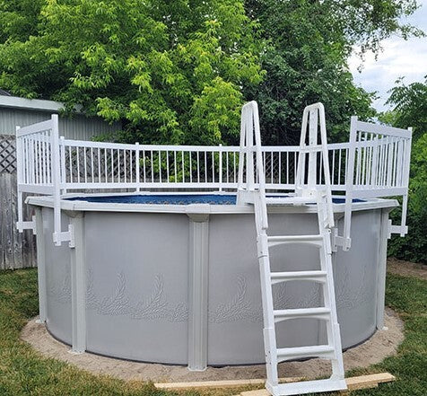 21’ Pool, Liner and skimmer - pool wall is blemished