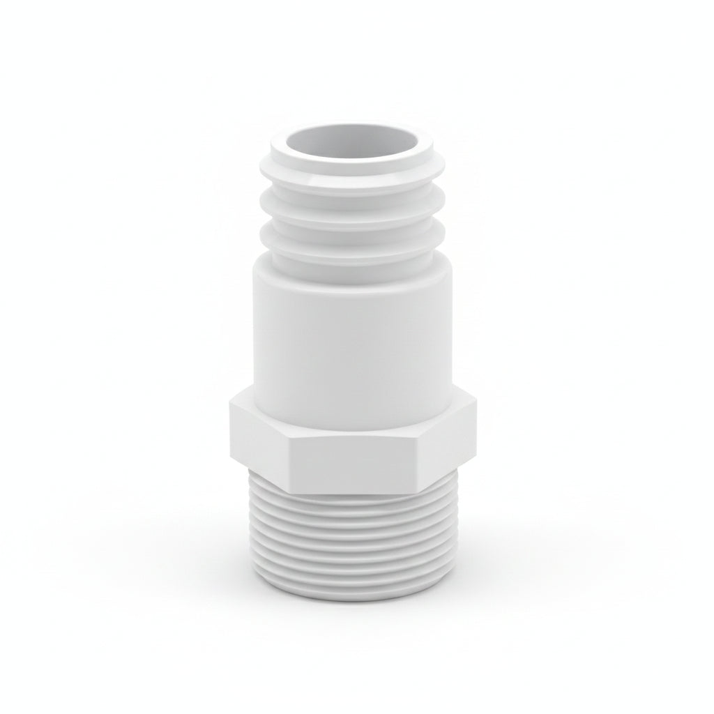 Adaptateur lisse pour piscines - Raccord 1-1/4 po x 1-1/2 po