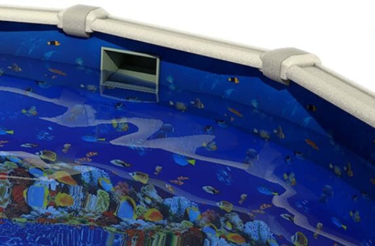 Caribbean Coral Overlap Above Ground Pool Liners