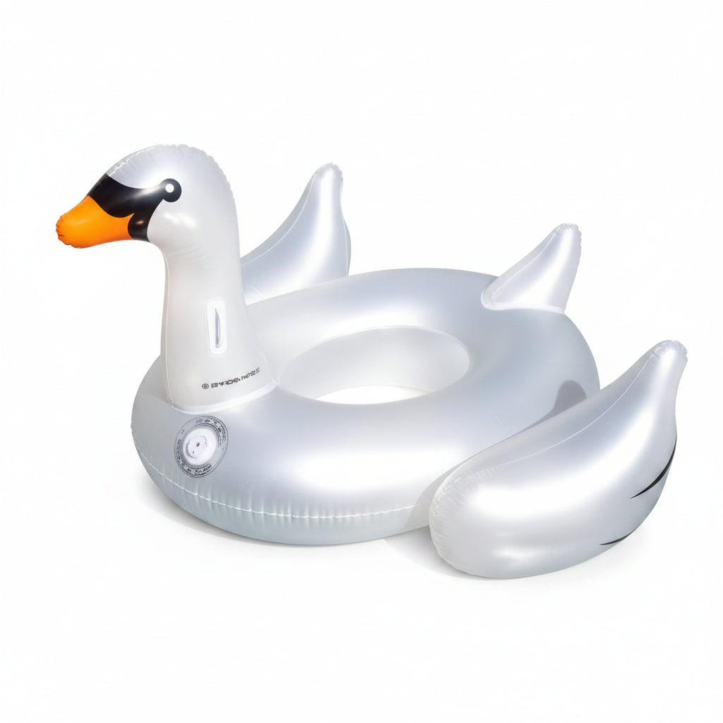 CYGNE GÉANT LUMINEUX À LED AVEC LUMIÈRES MULTICOLORE