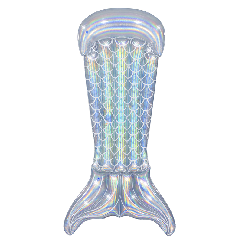 Iridescent Mermaid Tail Lounge 6'4" X 40"