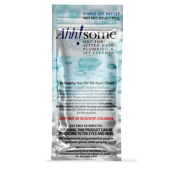 Ahh-Some Hot Tub Plumbing and Jet Cleaner (Single Use 0.5 oz Packet)