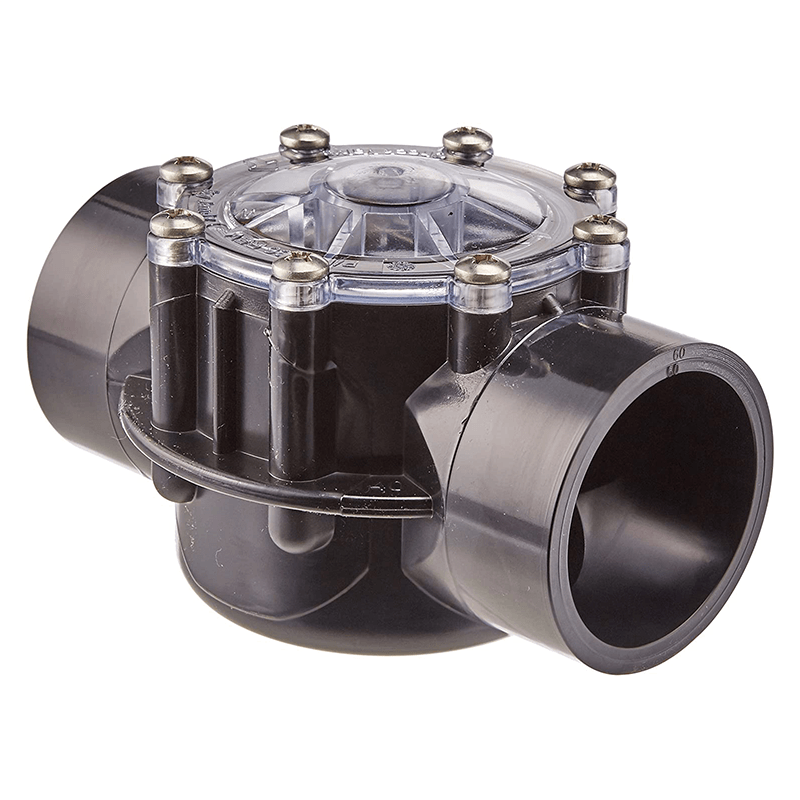 1.5 Inch x 2 Inch 180-Degree Straight Check Valve