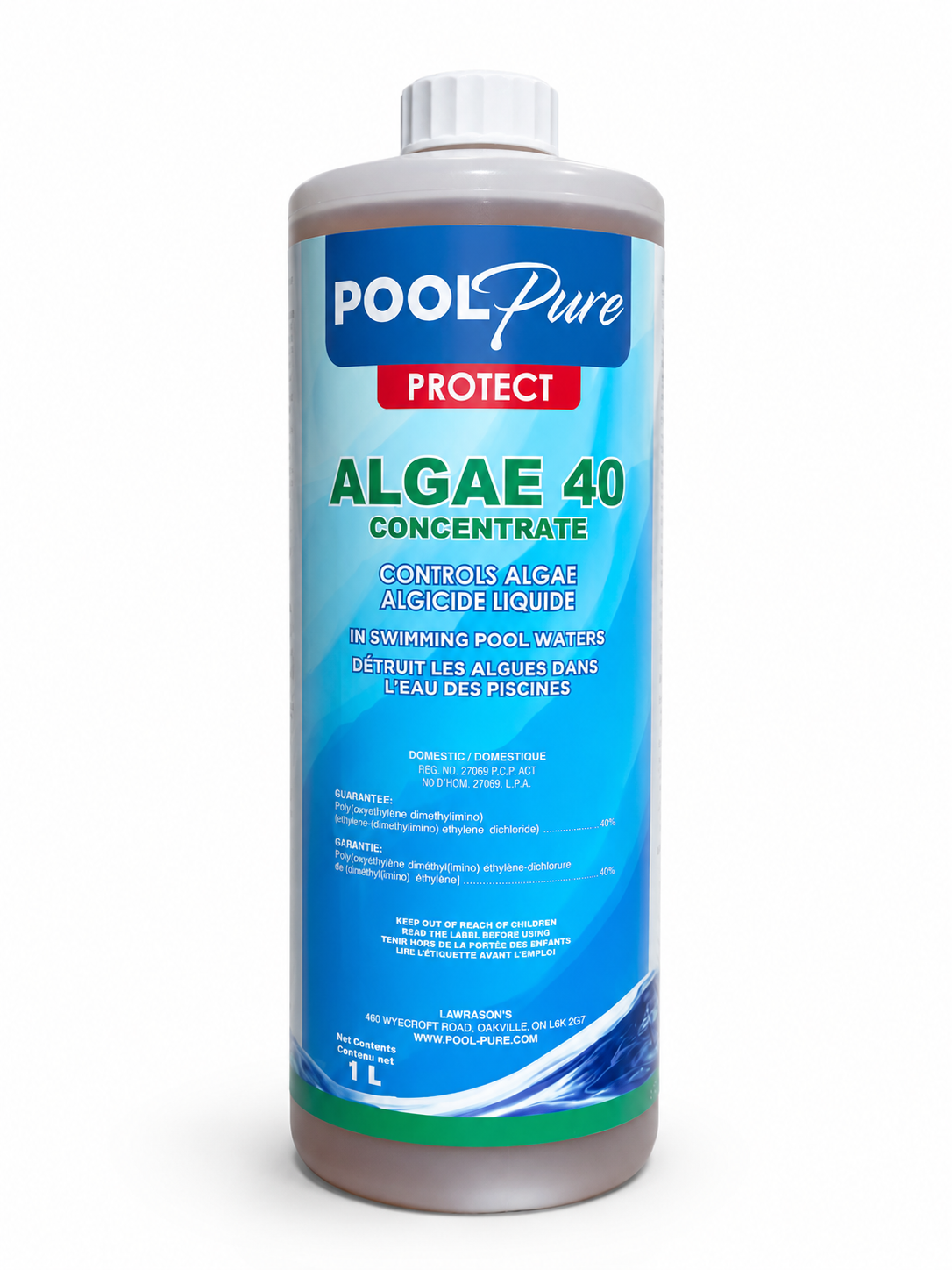 Pool Pure Algaecide 40% 1L