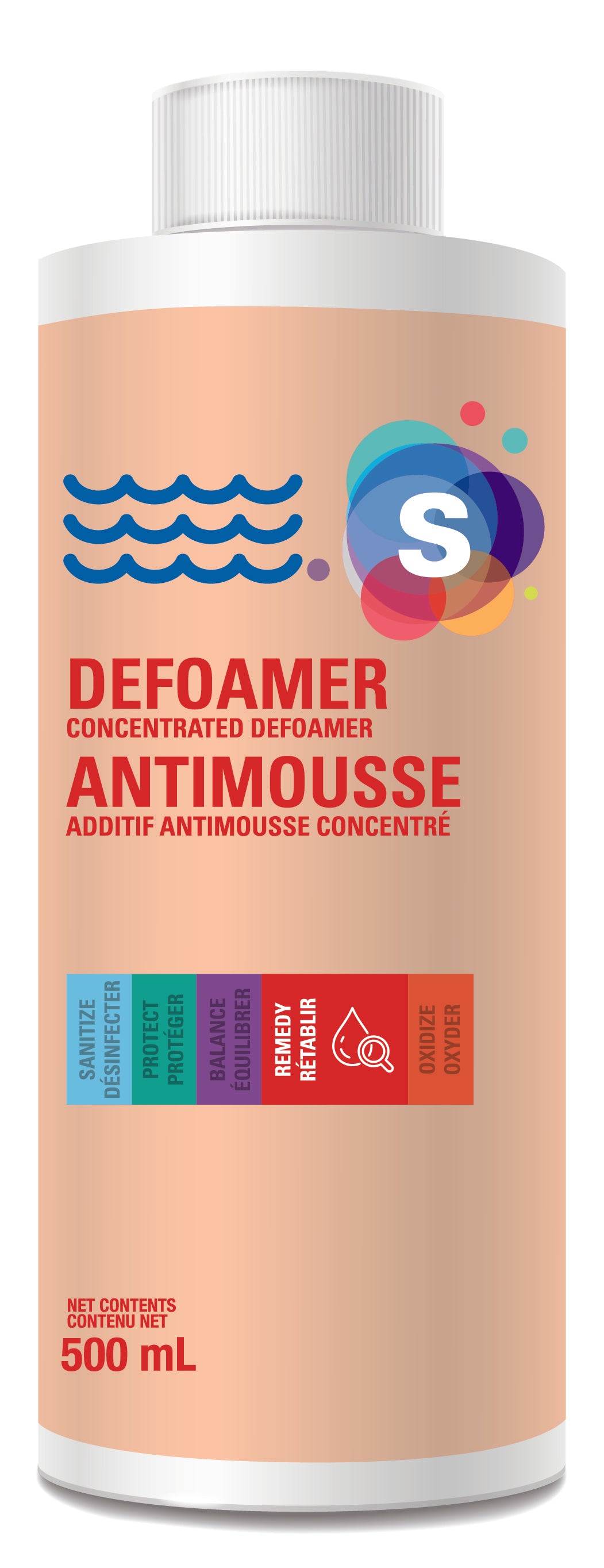 Spa Defoamer 500ml – Fast Foam Eliminator for Hot Tubs & Small Pools