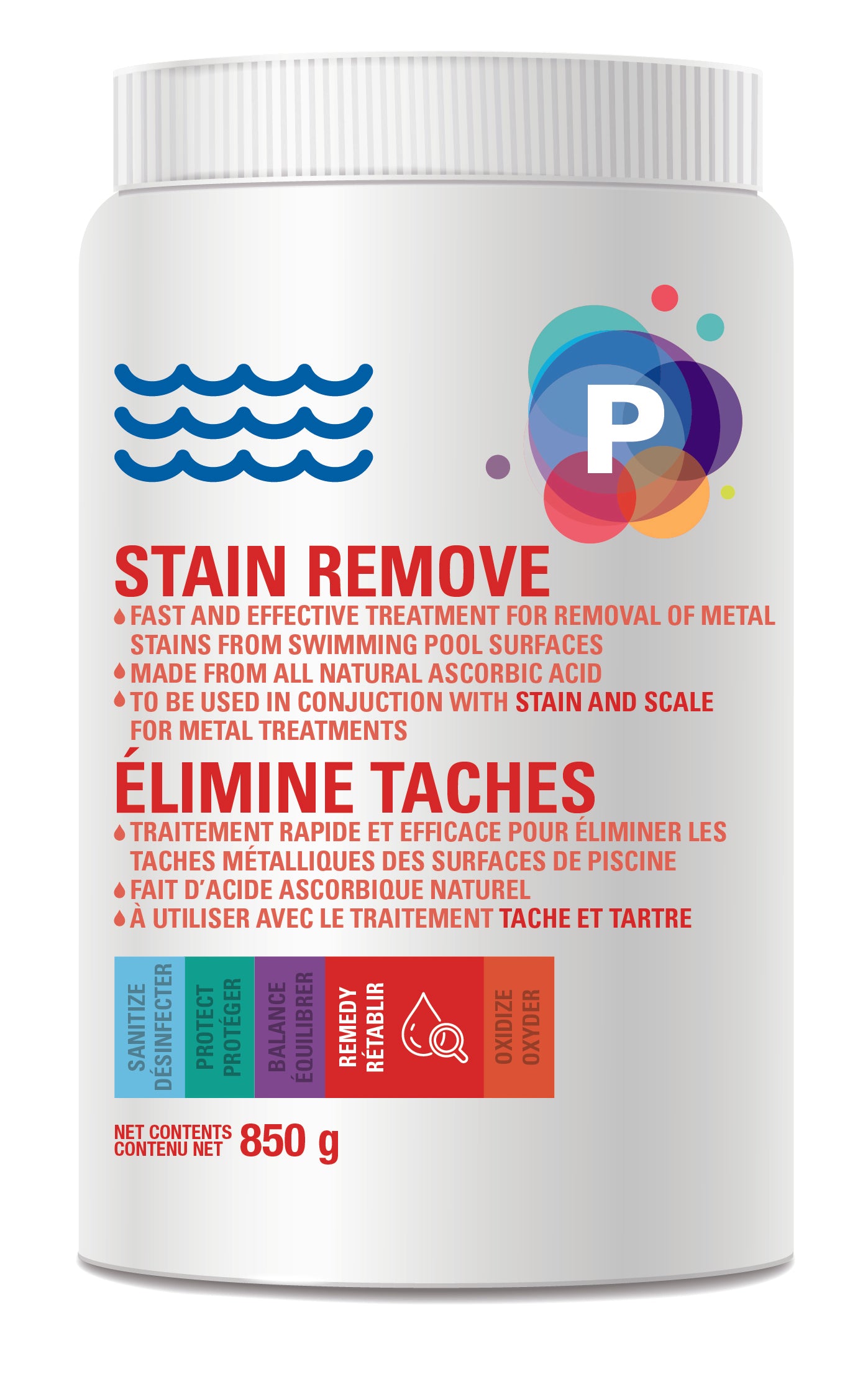Stain Out 850g (29202C62) – Ascorbic Acid Pool & Spa Metal Stain Remover