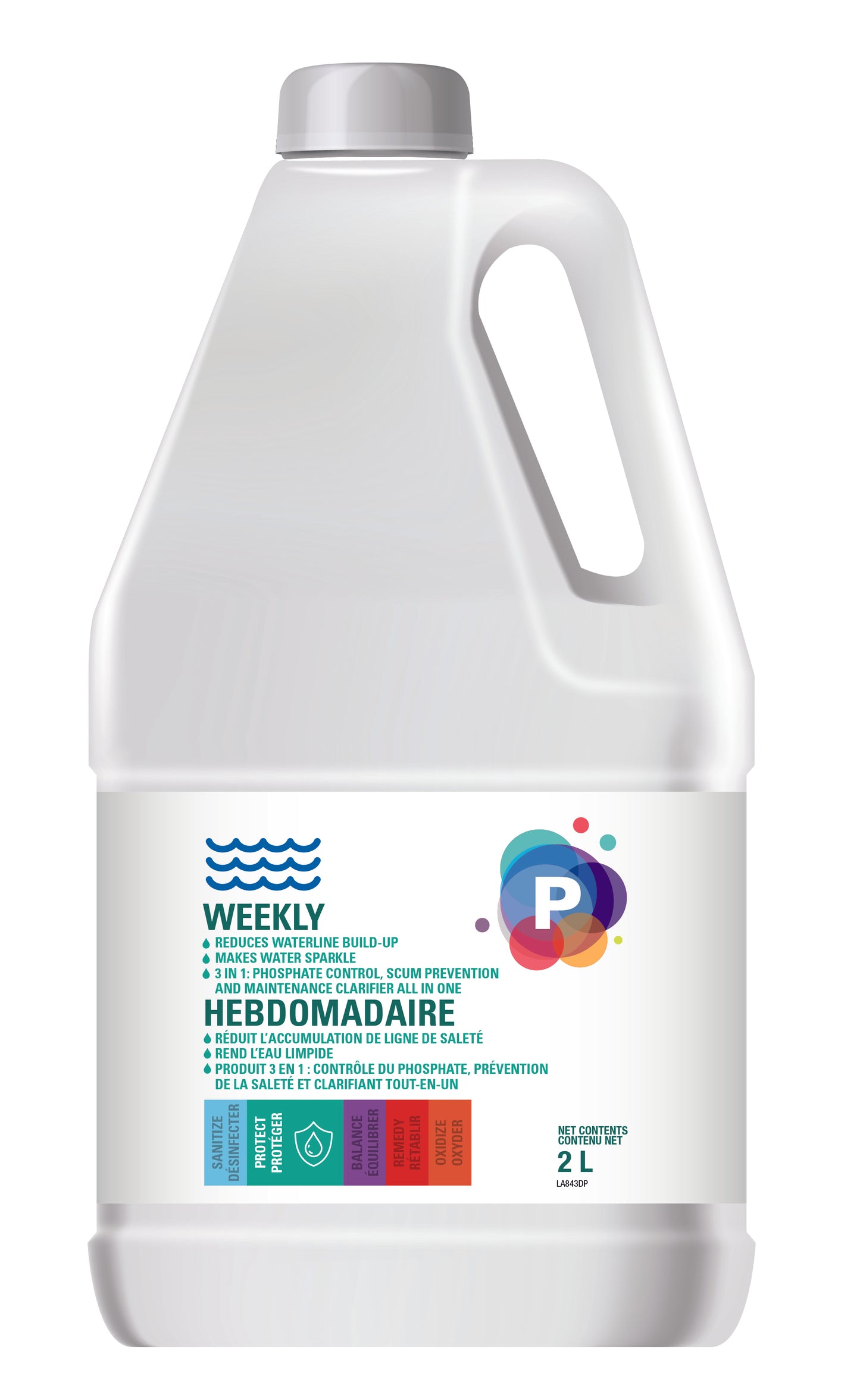 Weekly Maintenance Enzyme 2L | Pool & Spa Natural Enzymes for Clear Water