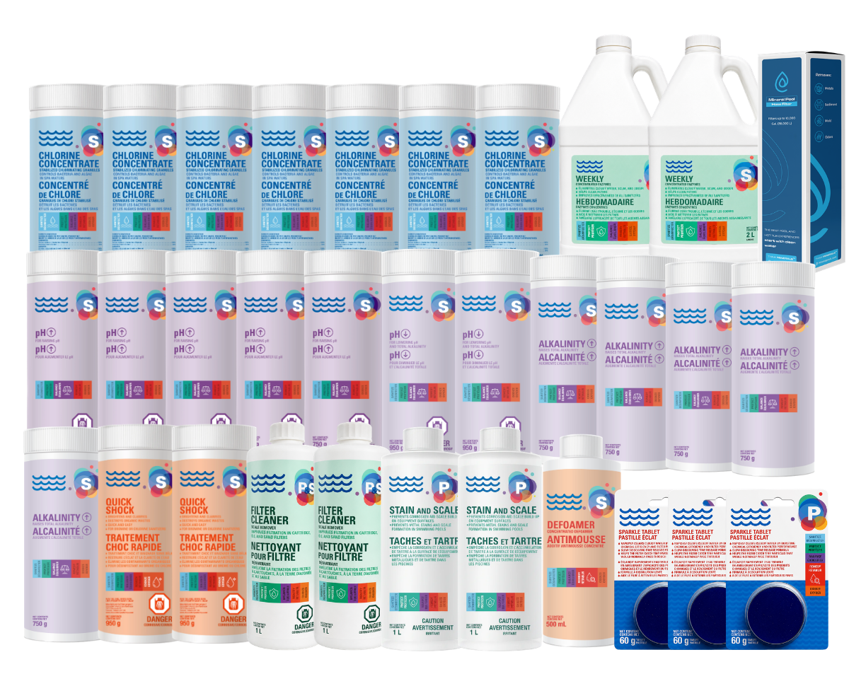 Complete Chlorine Spa Care Kit – 6 Month Supply