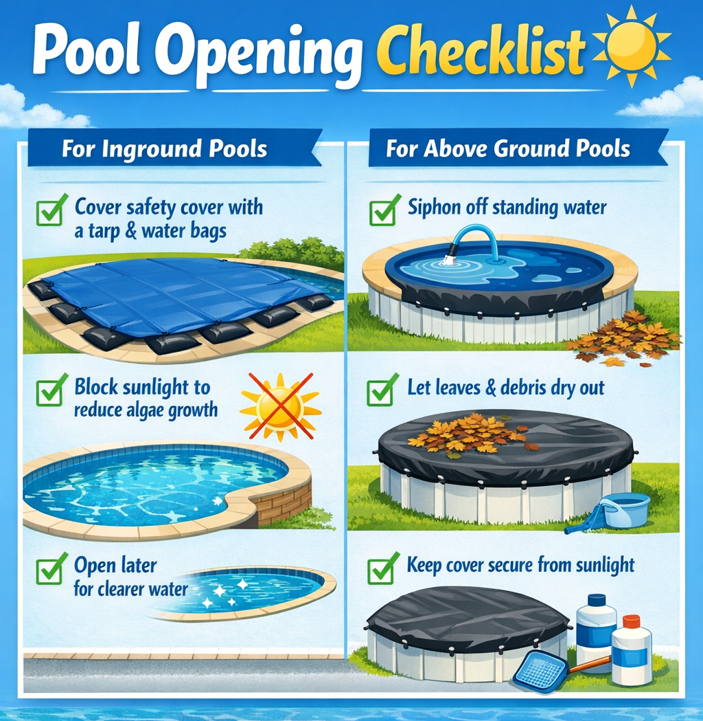 Pool Tip #1 - Spring Opening