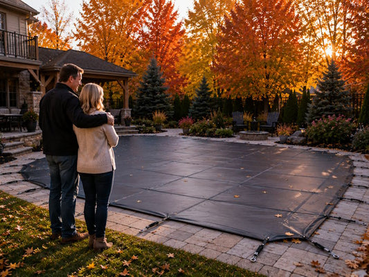 How to Protect Your Pool Cover From Fall Leaves, Rain and Snow