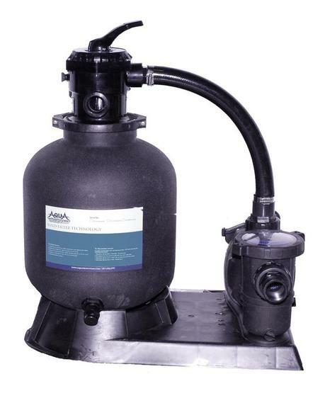 HYDROTOOLS by Swimline 19 Inch Sand Filter Combo w/ Stand, 175 Pound Capacity
