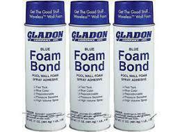 Spray Adhesive for Wall Foam and Pool Cove