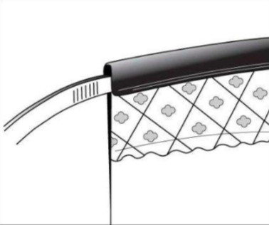 Liner Lock or Flat and Round Coping -48” Long