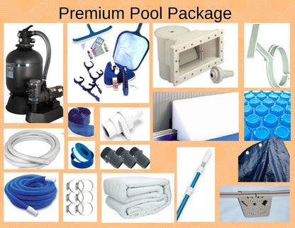 Premium Salt Friendly Above Ground Pool Package -Sovana RTR Hybrid