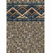 Tan Mosaic Above Ground Pool Liner - Multi bead