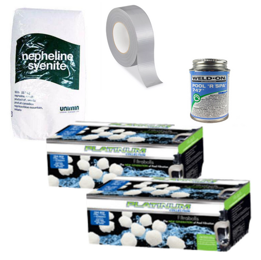 Completion Kit for Sand Filters  - Best for all customers having pools shipped