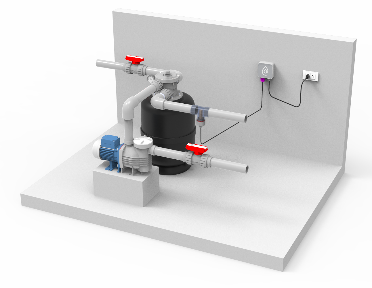 Ioniseur Clear Blue : Réduit l'entretien de la piscine et les niveaux de produits chimiques