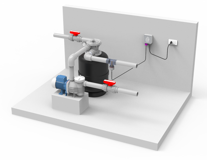 Ioniseur Clear Blue : Réduit l'entretien de la piscine et les niveaux de produits chimiques