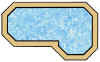 Grecian L-Shaped InGround Pool Liner
