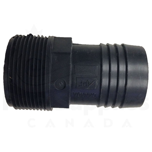 1.5 inch Threaded Male x 1.5 inch Hose Fitting