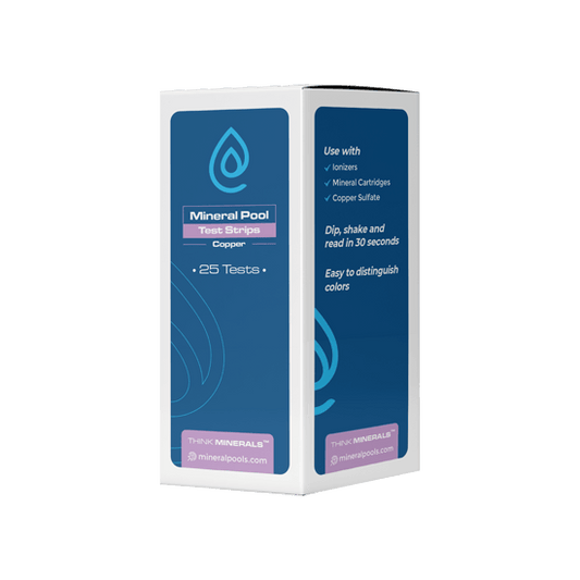 Clear Blue Mineral Pool Copper Test Strips