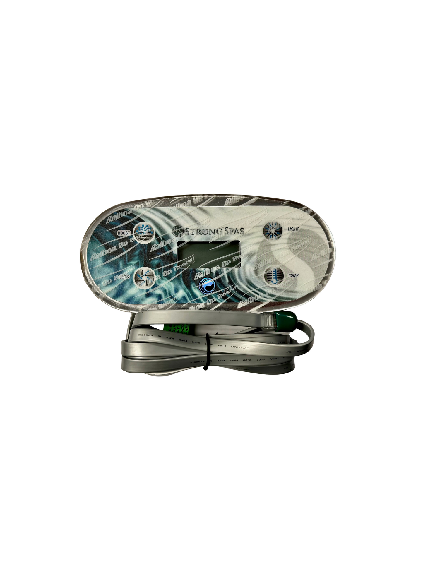 Strong Spas OEM Topside Control Panel 4 Button Boost with Overlay