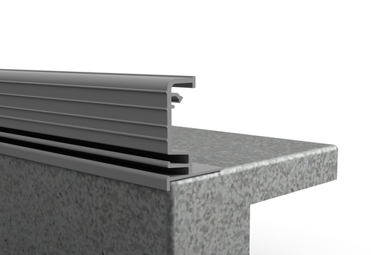 Dual Track Inground Flex Coping in 8ft sections