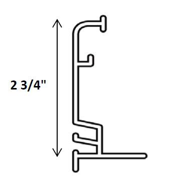 Dual Track Inground Flex Coping in 8ft sections