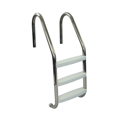 3-Step 304 Stainless Steel Inground Pool Ladder with Plastic Steps