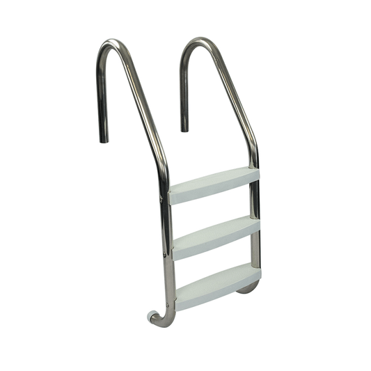 3-Step 304 Stainless Steel Inground Pool Ladder with Plastic Steps