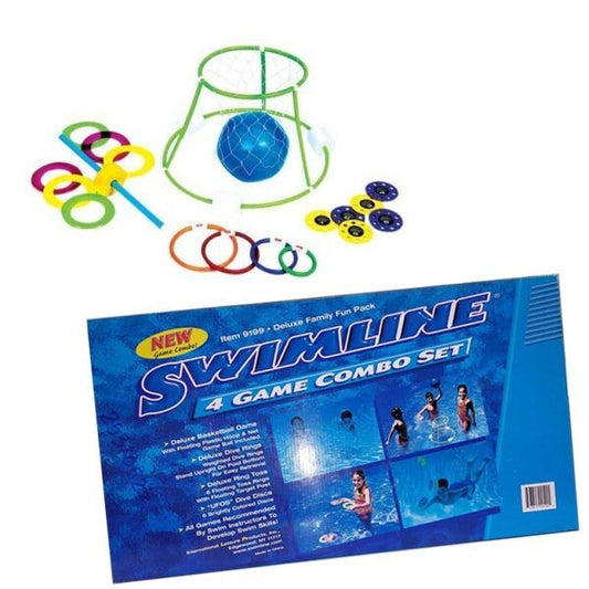 Swimline 9199 4 Game Combo Swimming Pool Game Combo
