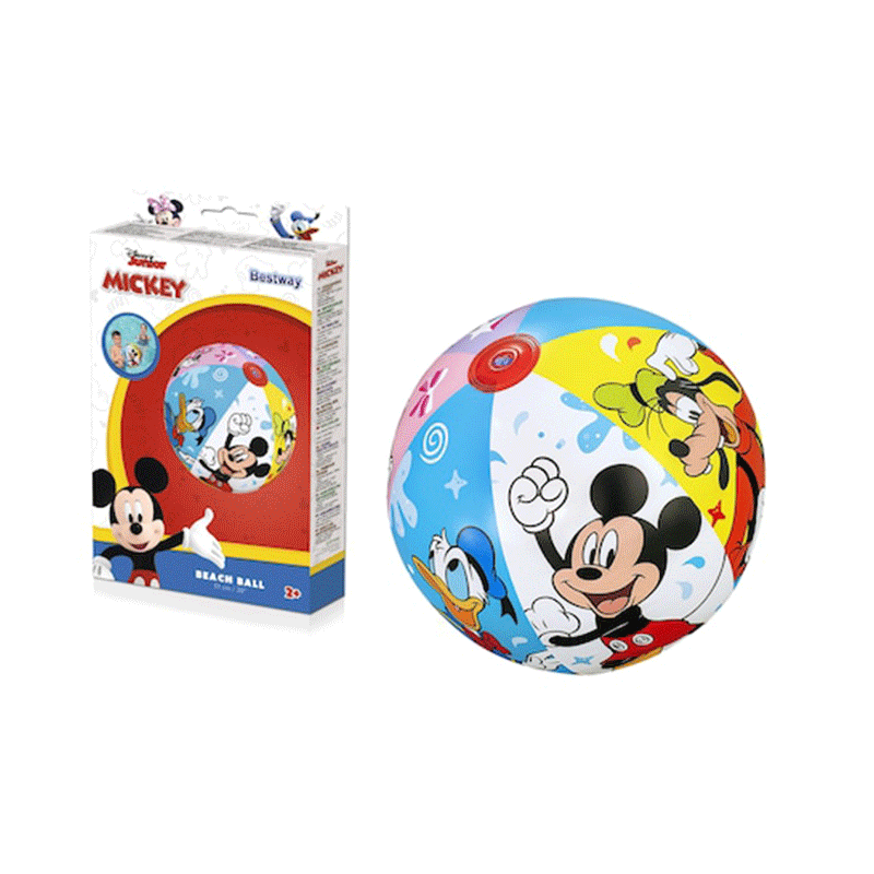 Disney Beach Ball 20"- Spiderman or Mickey
