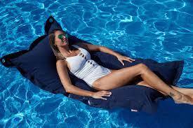 POOL BEAN BAG OASIS FLOAT IN BLUE OR BLACK