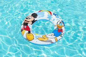 Bouée de natation Disney 56 cm - Spiderman, Mickey ou Minnie