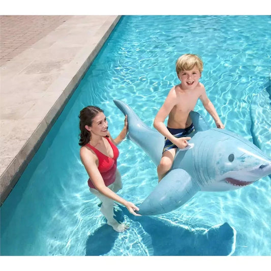 REALISTIC SHARK RIDE-ON 6' X 40"