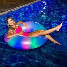 Tube géant lumineux à LED de 48 pouces pour plage et piscine