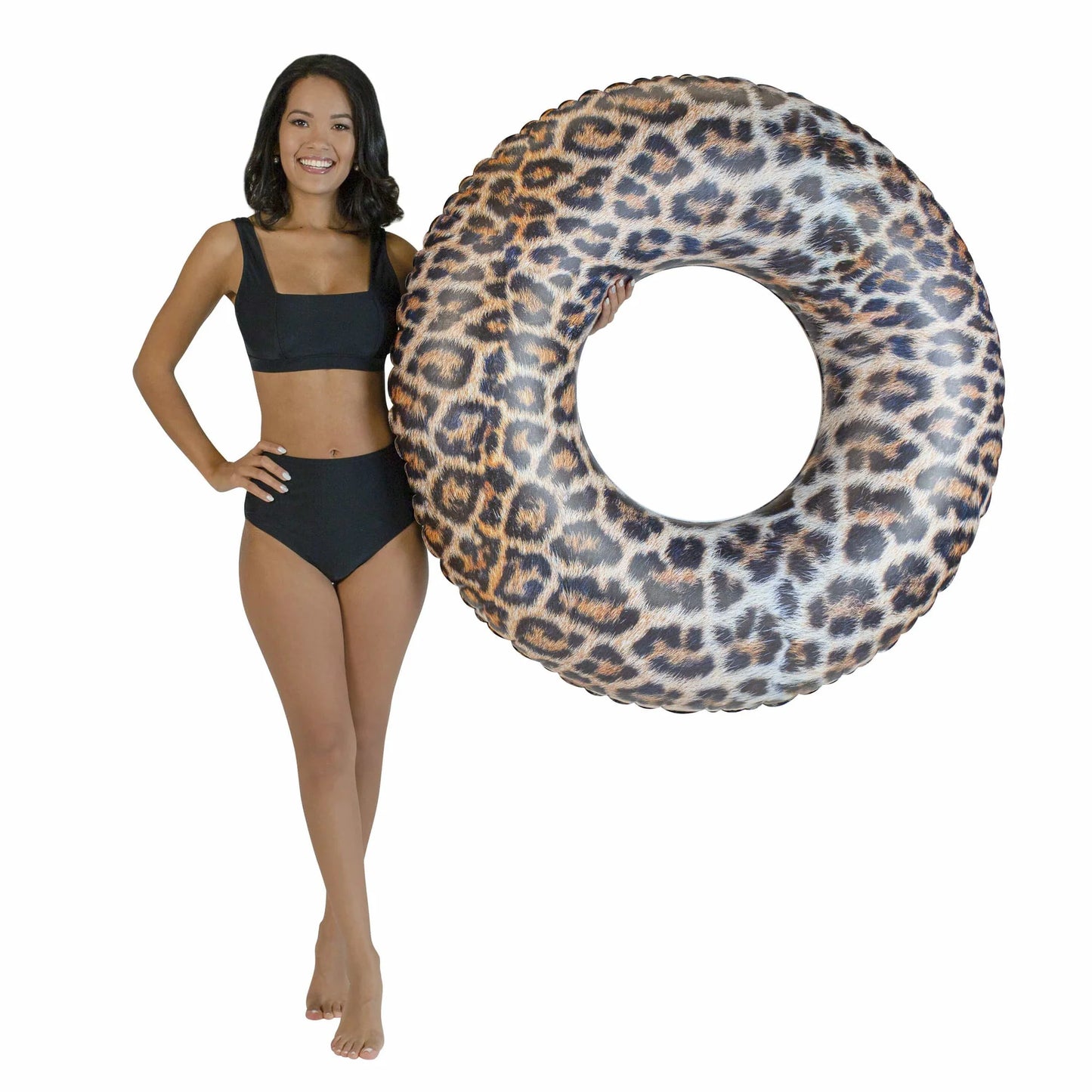 Leopard Print Pool Tube 48" - PC2048LEO