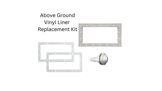 Above Ground Replacement Liner Skimmer Gasket, Face Plate and Return Package