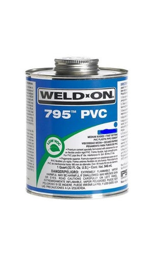 Ciment PVC flexible à souder IPS 795 - Transparent