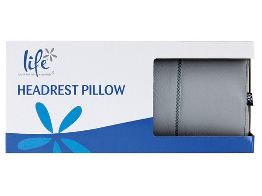 Oreiller appui-tête Life Essentials pour spa et bain à remous, gris
