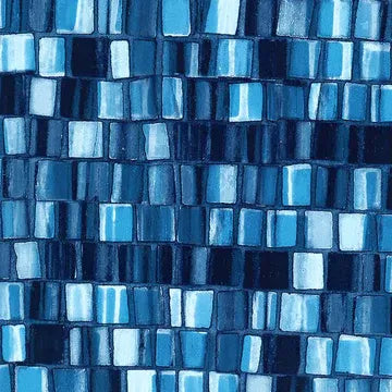 Azure Mosaic Beaded Above Ground Pool Liner
