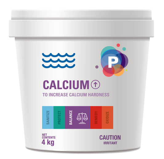 Calcium Hardness Increaser – 4kg & 20kg Containers for Spas, Above Ground & Inground Pools