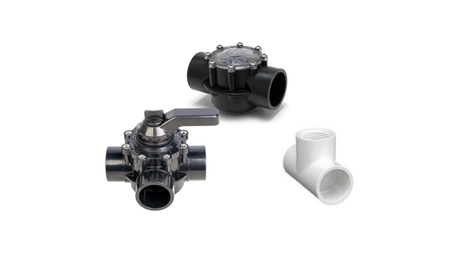 Deluxe 1.5 Inch Heater Bypass Kit with Glue Connections