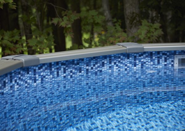Azure Mosaic Beaded Above Ground Pool Liner
