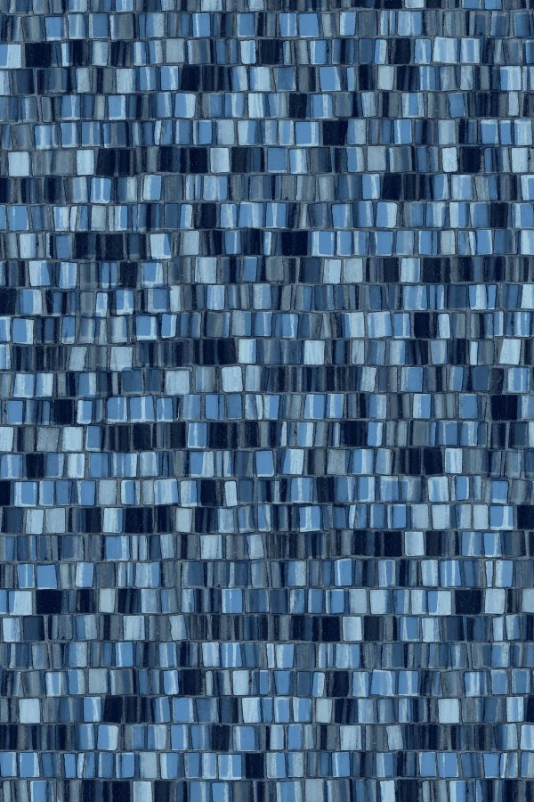Azure Mosaic Beaded Above Ground Pool Liner