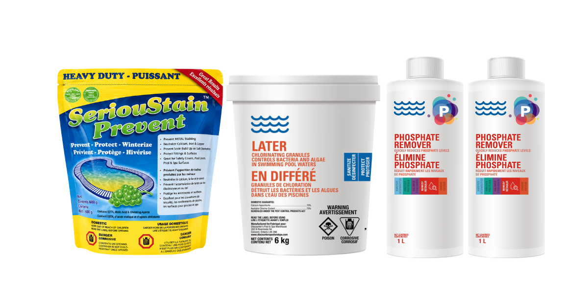 Pool Closing Package – No Winter Cover