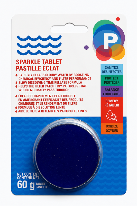 Sparkle Clarifying Tablets & Sparkle Pool Gel 70g | Pool Water Clarifier – Single or 4 Pack Options