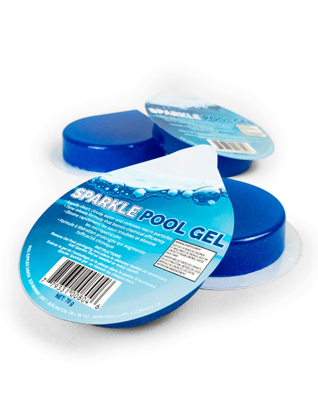 Sparkle Clarifying Tablets & Sparkle Pool Gel 70g | Pool Water Clarifier – Single or 4 Pack Options