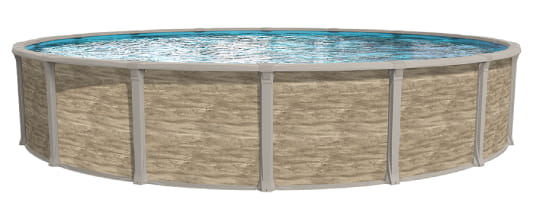 Athena Above-Ground Pool (Aqua Leader / Trendium)  - 19 x 33 ft Oval - 54” Wall Height - Salt Friendly - Hybrid